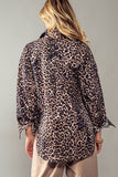 Leopard Print Work Jacket