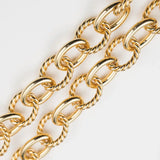 Gold Twisted Chain Necklace - Greige Goods