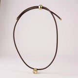 Leather Cord Necklace