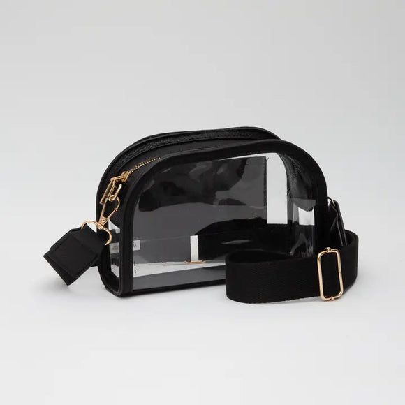 Stadium Clear Crossbody - Greige Goods