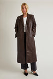 The Aspen Leather Coat