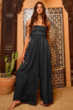 Wide Leg Tube Jumpsuit