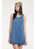 Denim Babydoll Mini Dress - Greige Goods