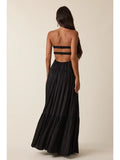 Ruched Bust Maxi Dress