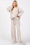 Scuba Top and Pants Set - Greige Goods