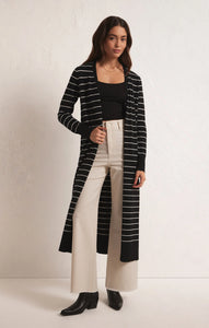 Bellini Stripe Cardigan - Greige Goods