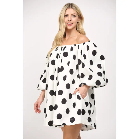 Dot Bubble Dress