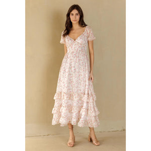 The Delicate Floral Maxi Dress