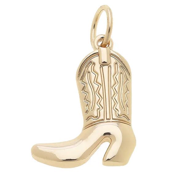 Cowboy Boot Charm - Greige Goods