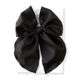 Party Clip On Hair Bow - Greige Goods