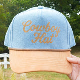 Cowboy Hat - Denim Trucker
