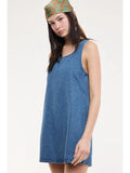 Denim Babydoll Mini Dress - Greige Goods