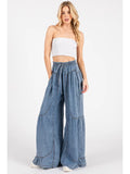 Western Wide Leg Pants - Greige Goods