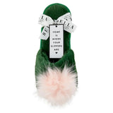 Plush Slippers - Greige Goods