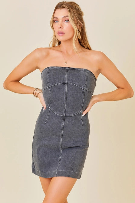 Stitchwork Denim Mini - Greige Goods