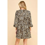 Front Ribbon Dress - Greige Goods