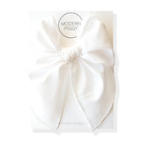 Party Clip On Hair Bow - Greige Goods