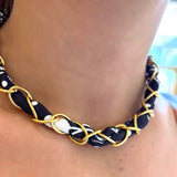 Luxe Chain Scarf Necklace - Greige Goods