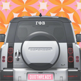 Sorority Car Decal - Greige Goods