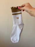 Neutrals Sorority Socks - Greige Goods