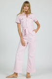 The Riveter Jumpsuit - Greige Goods