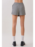Houndstooth Top and Skirt Set