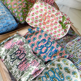 Quilted Print Make-up Bag