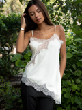Selinne V-Neck Cami Top - Greige Goods