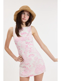 Lovely Pond Mini Dress - Greige Goods