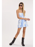 Geometric Front Pocket Mini Dress - Greige Goods