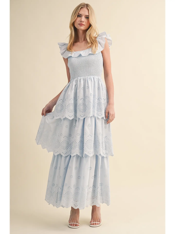 Fringe Hem Knit Maxi Dress– Greige Goods