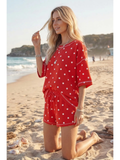 Polka Dot Top and Shorts Set