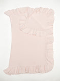 Ruffle Knit Baby Blanket