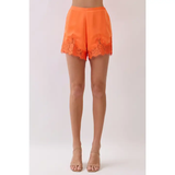 Lace Trim Shorts