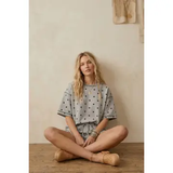 Polka Dot Top and Shorts Set - Greige Goods