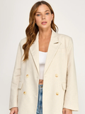 Linen Blazer - Greige Goods