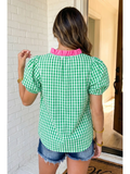 Bubble Sleeve Blouse