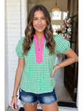 Bubble Sleeve Blouse
