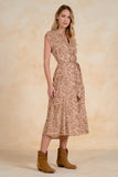 Autumn Bloom Midi Dress