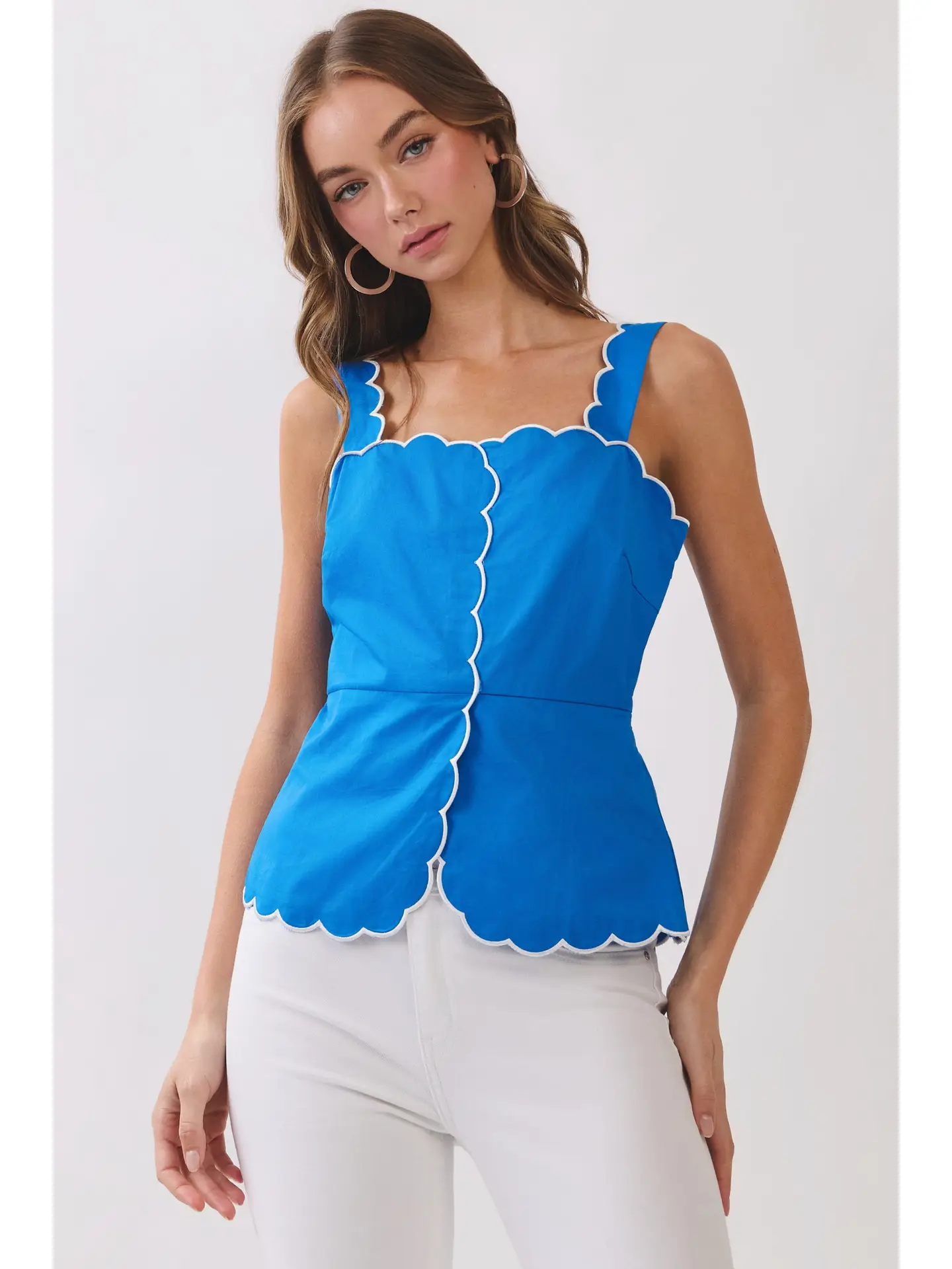 Rib Wide Band Tank– Greige Goods