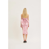 Back Bow Body-con Mini Dress - Greige Goods