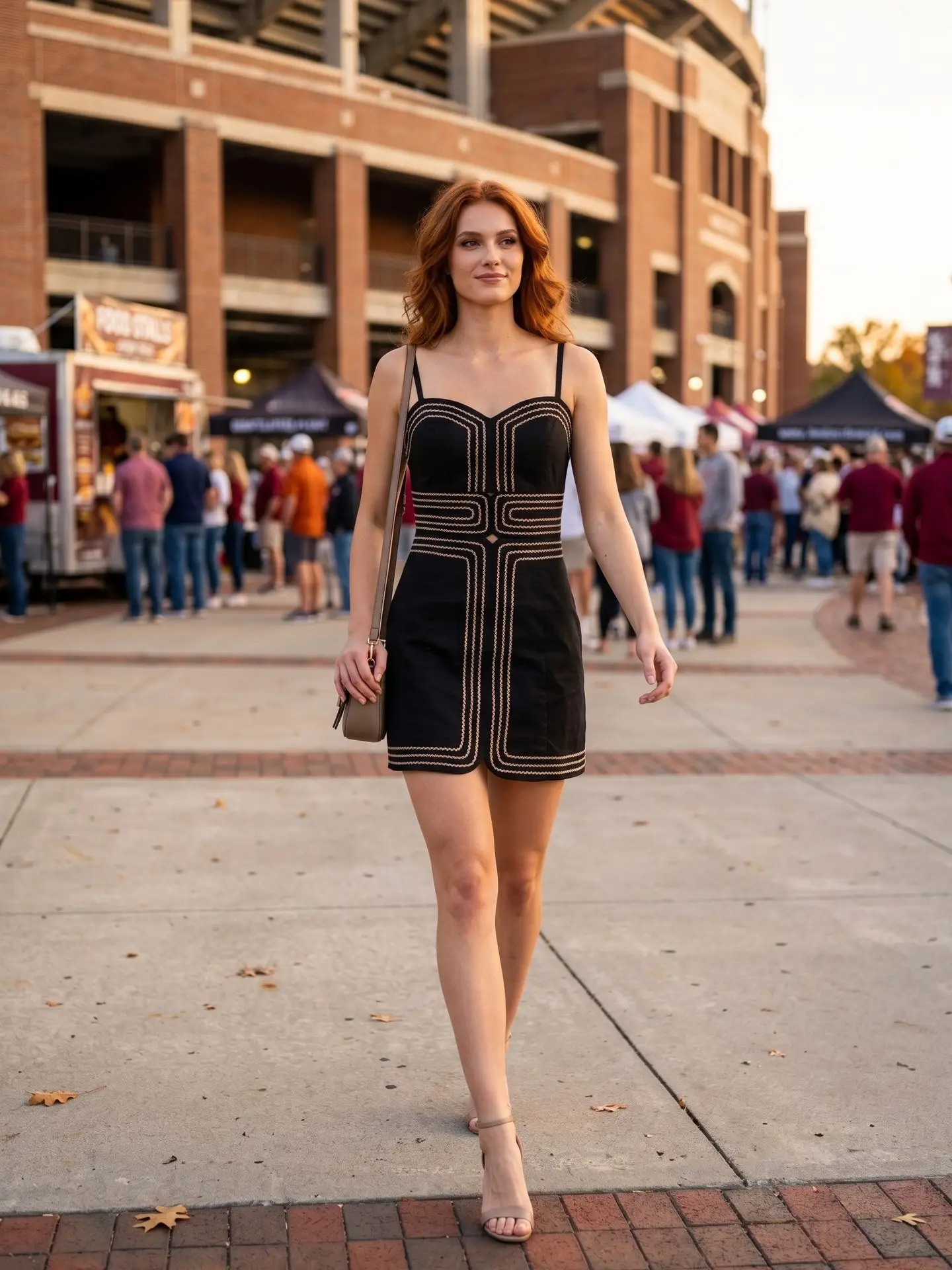 Checker Pocket Mini Dress– Greige Goods