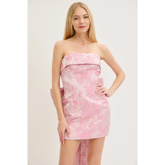 Back Bow Body-con Mini Dress M