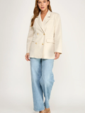 Linen Blazer - Greige Goods