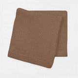 Flat Knit Baby Blanket