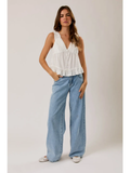 V-Neck Lace Top