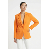 Classic Single Button Tailored Blazer