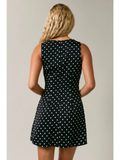 Square Neck Sleeveless Mini Dress