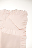 Ruffle Knit Baby Blanket