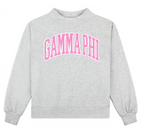 Sorority Embroidered Mockneck - Greige Goods